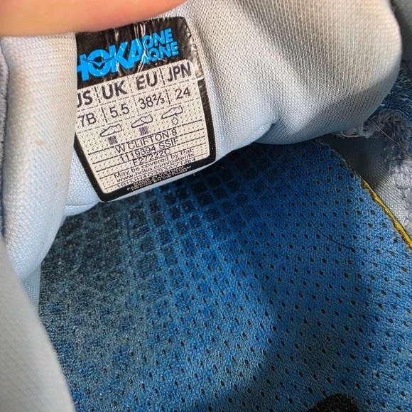 Hoka Clifton 8 Running Shoes Lightweight Cushioned Comfort Women's Size 7B - Picture 9 of 9